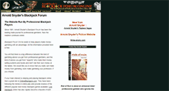 Desktop Screenshot of blackjackforumonline.com